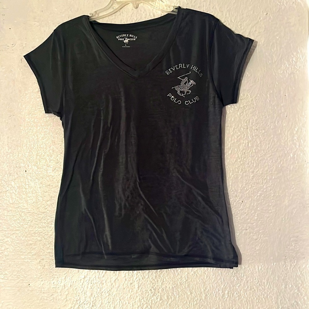 Beverly Hills polo club, dark gray T-shirt